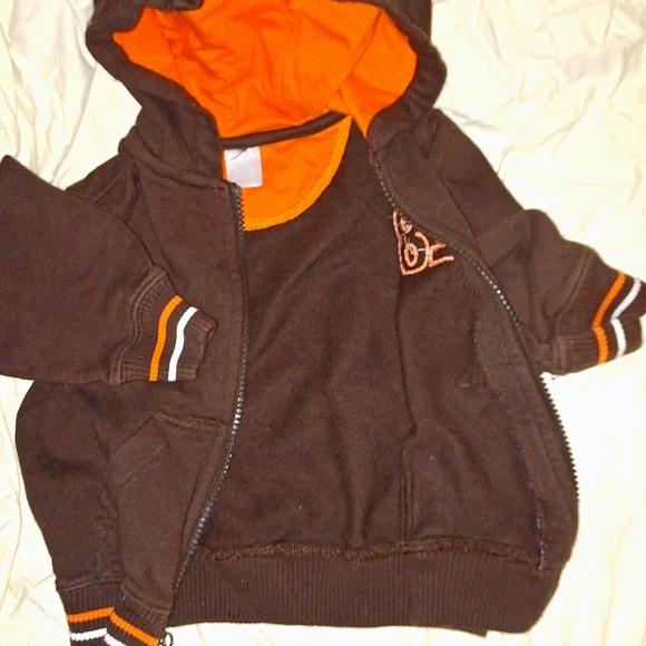 Columbia,Carter's, Champion -UNISEX-EUC-ZIP DOWN BLACK,BROWN,BLUE SWEATSHIRTS - Picture 8 of 14